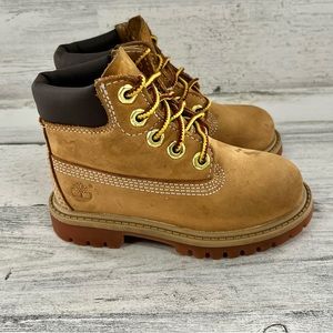 Timberland Classic Style 12809 Lace Up Waterproof Boots Size 7 Color-Wheat